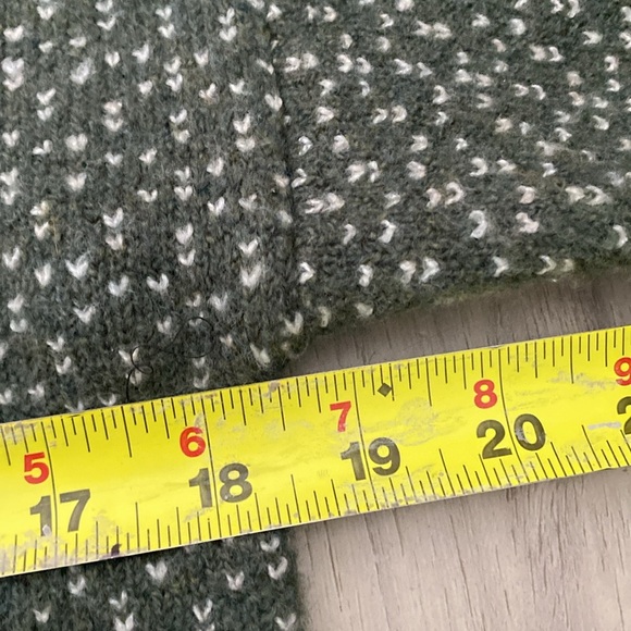 Madewell Womens Oversized Turtleneck Sweater Dress in Geo Print Green,‎ size XS - Picture 11 of 13